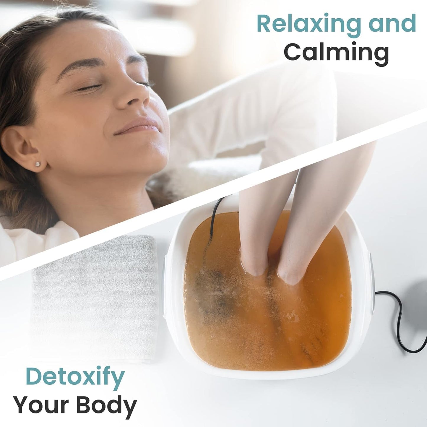 DrVerd™ Portable Ionic Detox Foot Bath Machine